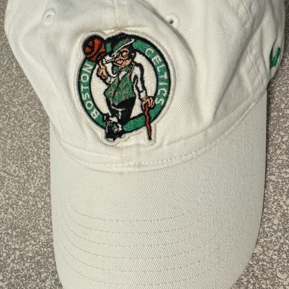 Unisex Headwear‎ Boston Celtics White Basketball NBA Sports Adjustable Hat
